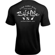 Salt Life Waterman's Trifecta performance T-shirt w/ Pocket