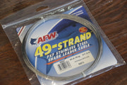 49 strand AFW 275lbs, 30' Wire Leader